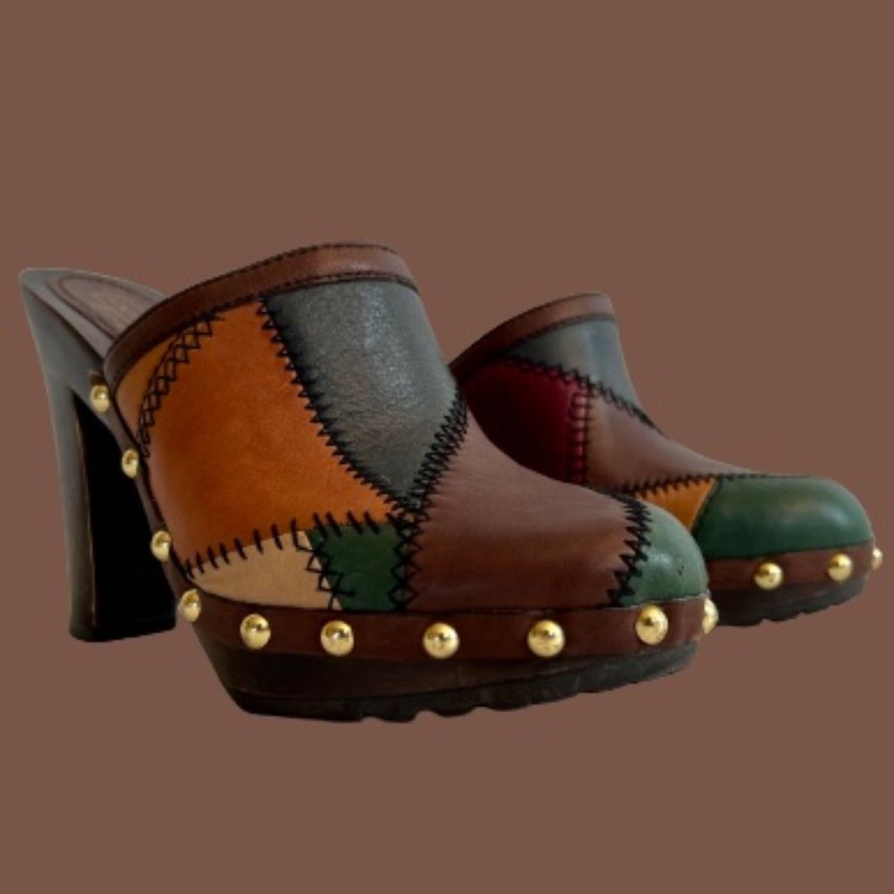 Coach Vintage Heeled Clogs